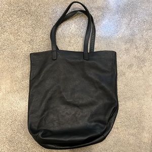 🇺🇸 BAGGU Leather Tote - black